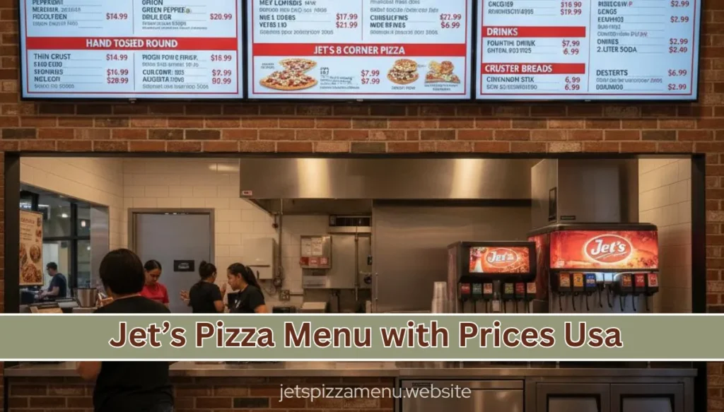 Jet’s Pizza Menu with Prices Usa