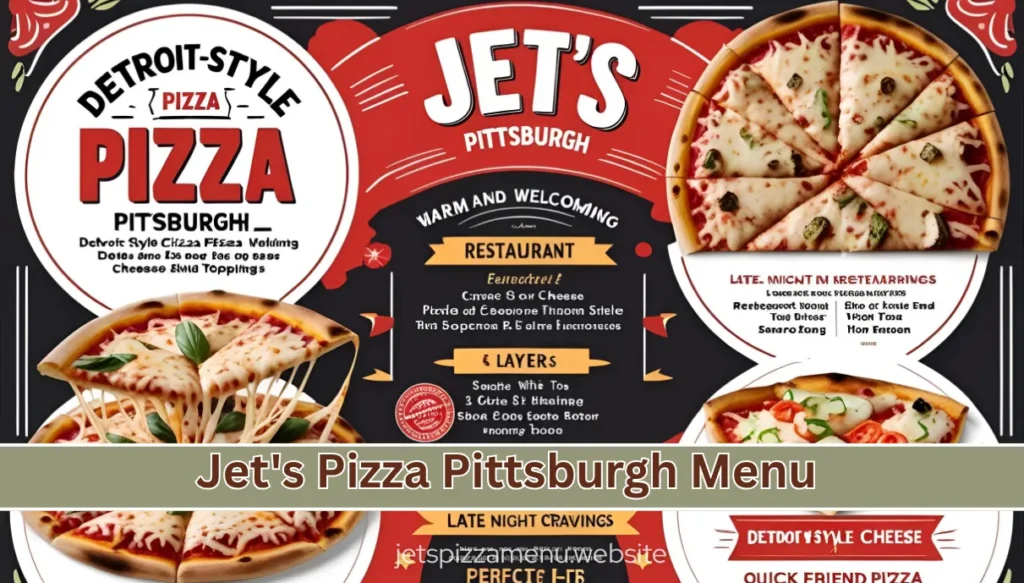 Jet's Pizza Pittsburgh Menu
